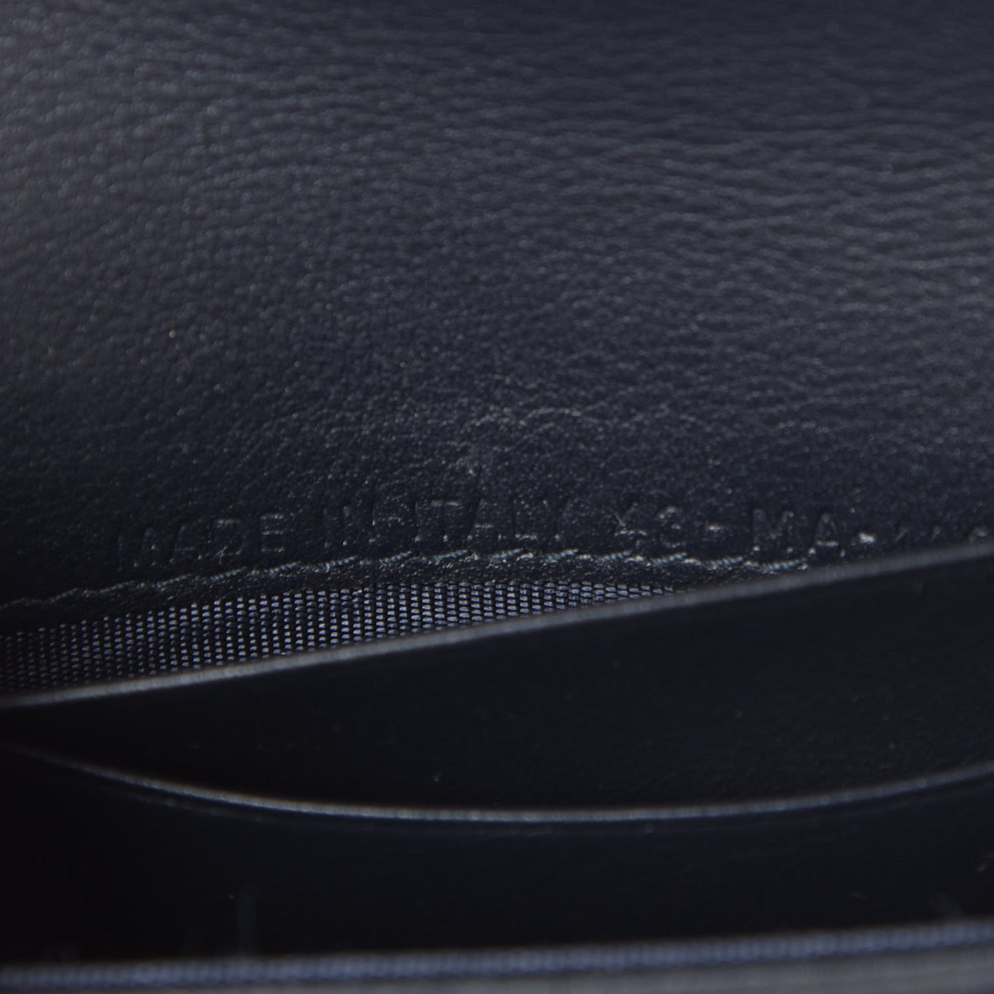 Oblique Saddle Card Holder Blue