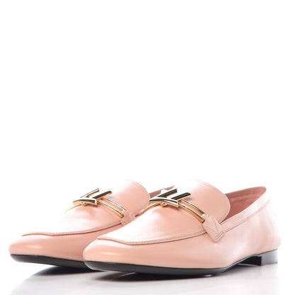 Louis Vuitton Calfskin Upper Case Flat Loafer 40 Rose Clair 3 of 8