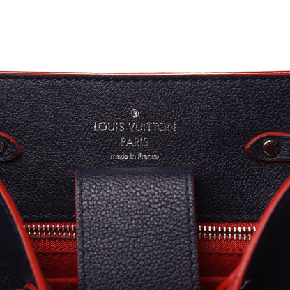 Louis Vuitton Soft Calfskin Braided Lockme Bucket Marine Rouge 6 of 9