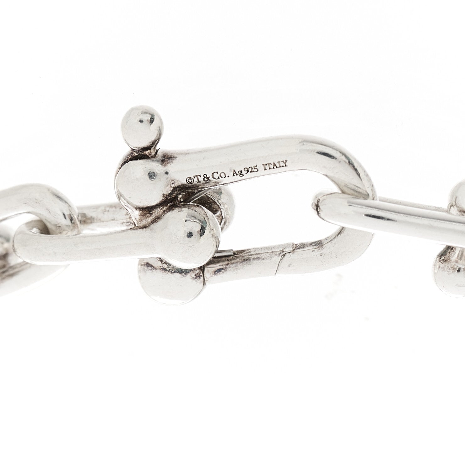Tiffany Sterling Silver Small HardWear Link Bracelet 3 of 4