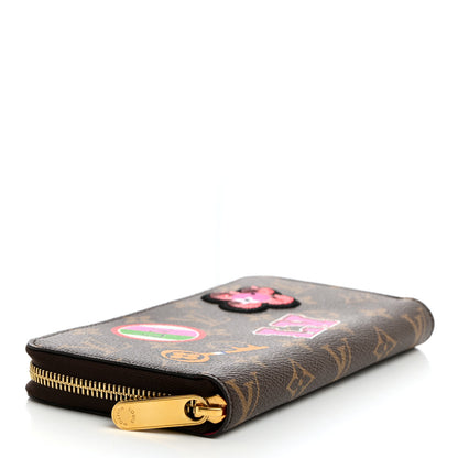 Louis Vuitton Monogram Travel Stickers Zippy Wallet 4 of 7