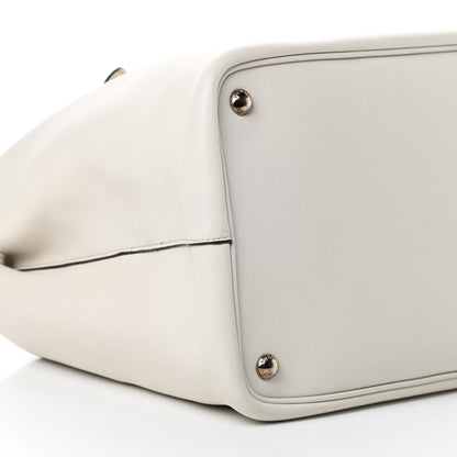 Prada City Calf Shopping Tote Talco 10 of 11