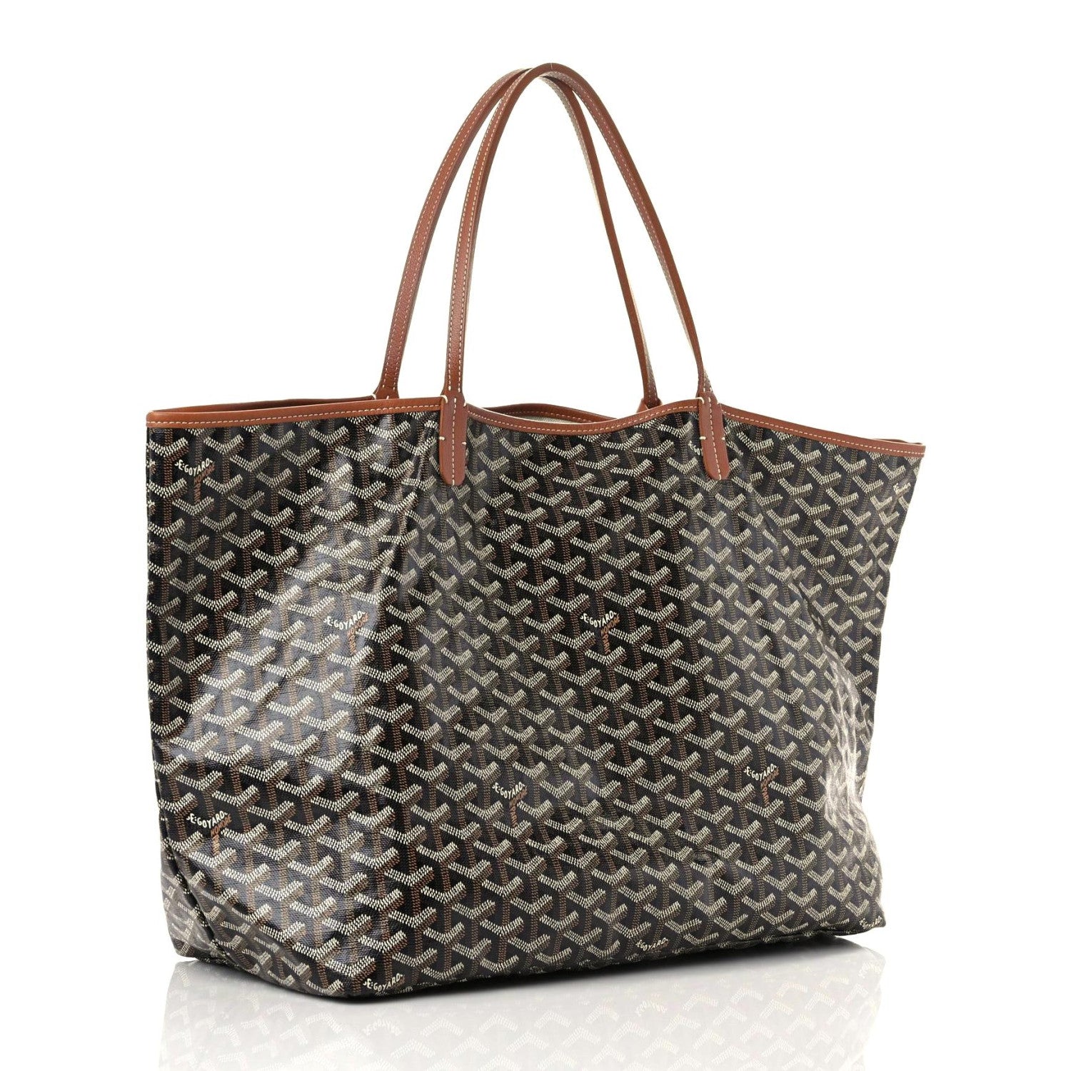 Goyard Goyardine Saint Louis GM Black Gold 4 of 13