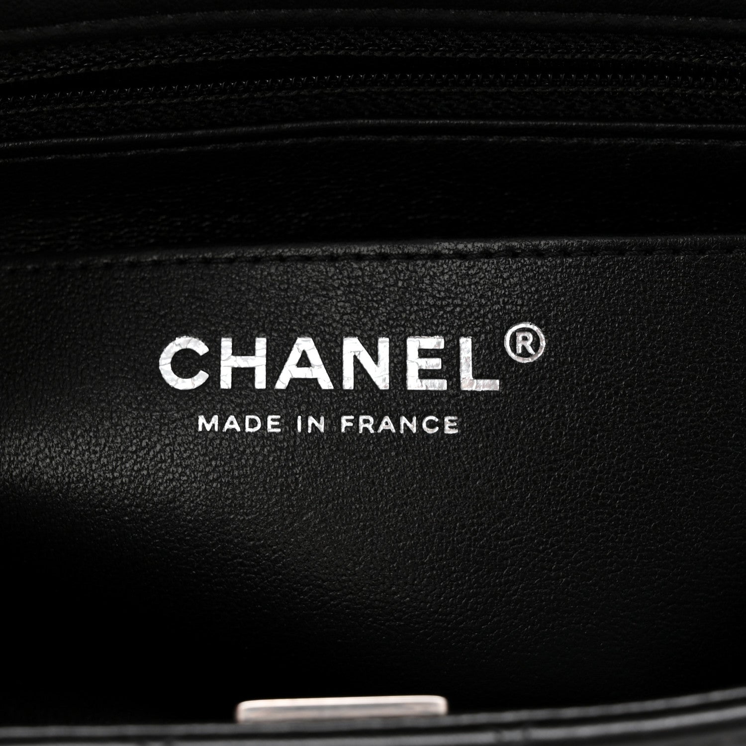 Chanel Lambskin Quilted Mini Rectangular Flap Black 6 of 11
