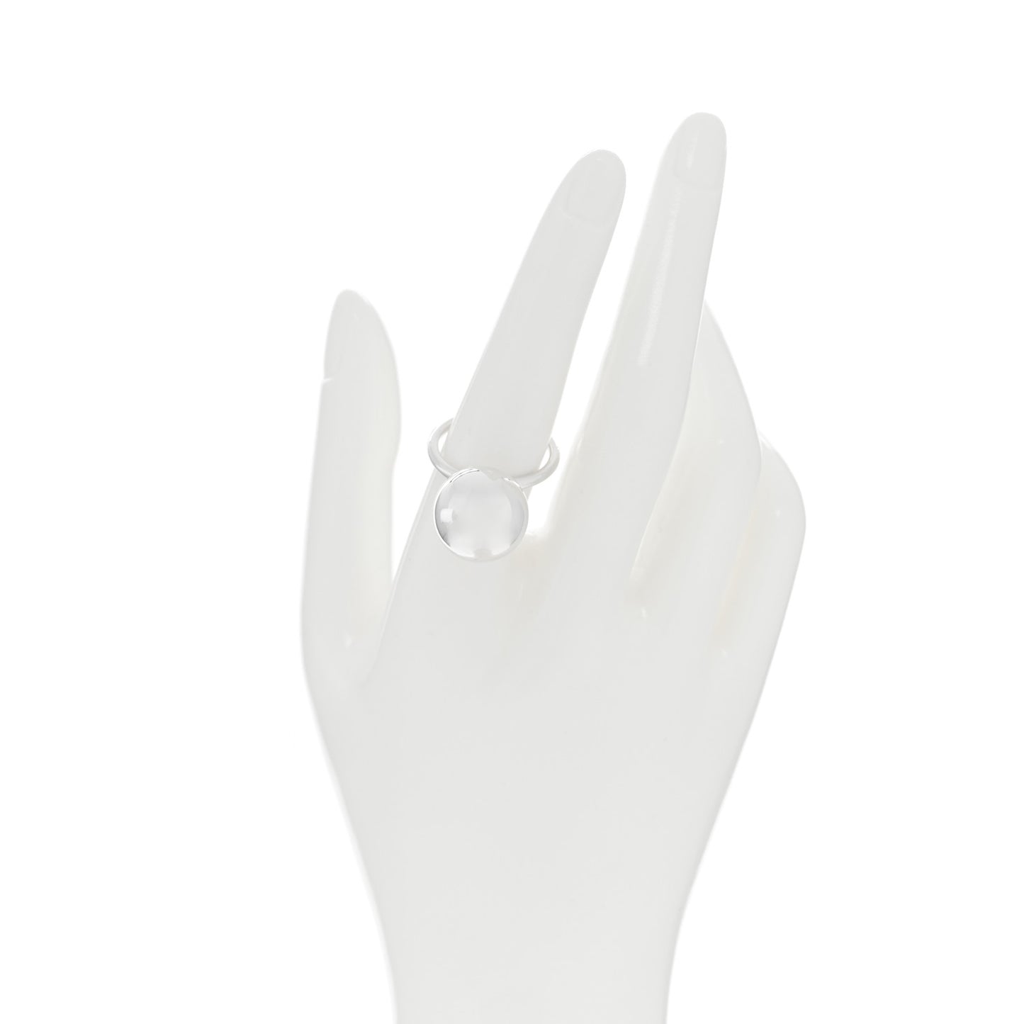Sterling Silver 15.75mm Hardwear Ball Ring 57 8