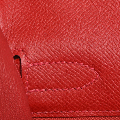 Hermes Epsom Kelly Sellier 32 Rouge Casaque 12 of 32