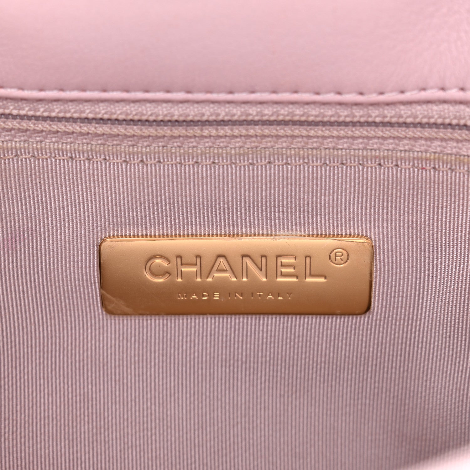 Chanel Lambskin Quilted Medium Chanel 19 Flap Light Pink 6 of 13
