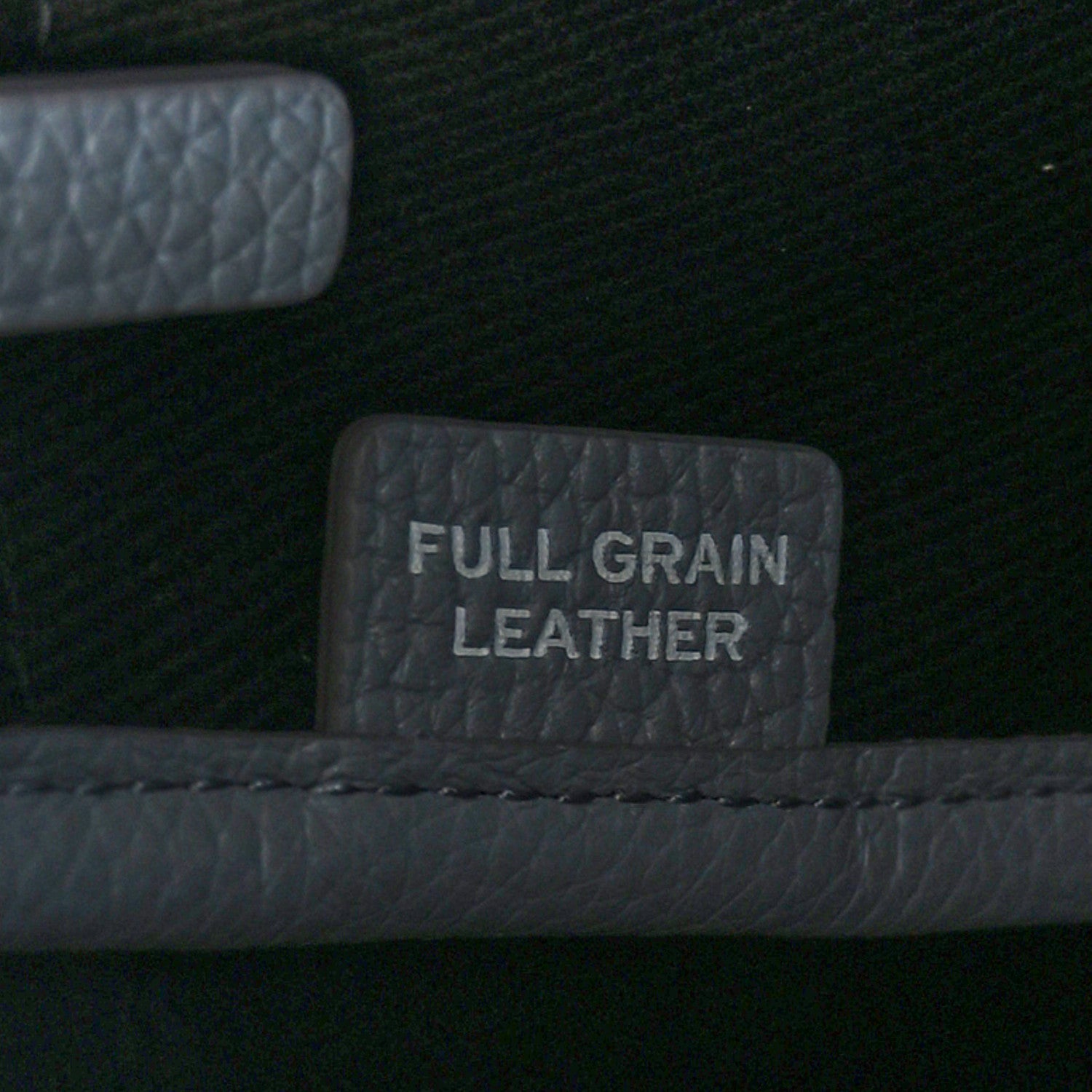 Marc Jacobs Grained Calfskin Medium The Tote Bag Grey 7 of 9