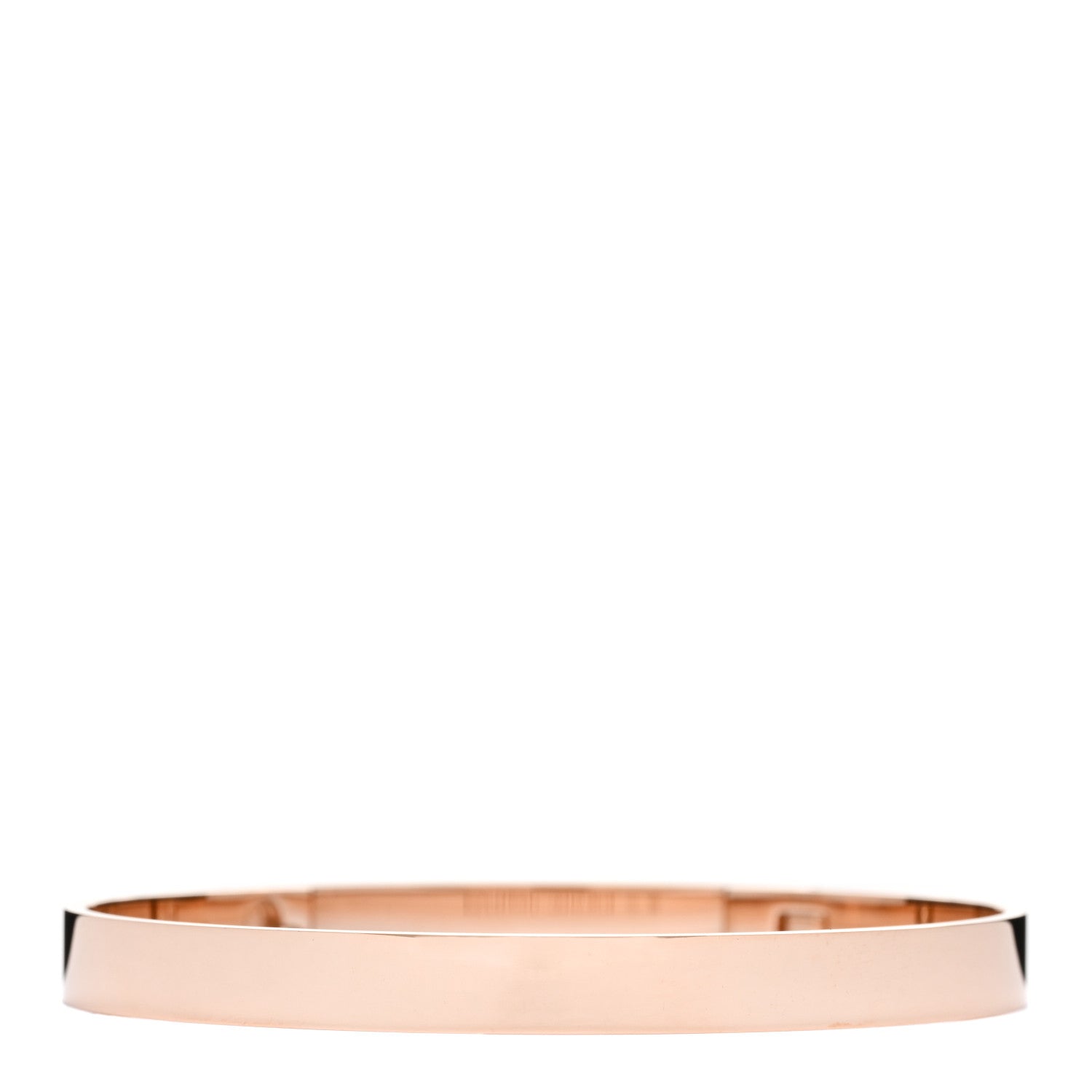 Hermes 18K Rose Gold Diamond PM Collier De Chien Pave Bracelet ST 2 of 4