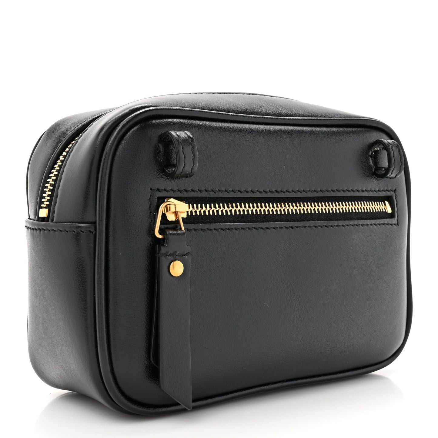 Calfskin Matelasse Monogram Lou Belt Bag Black