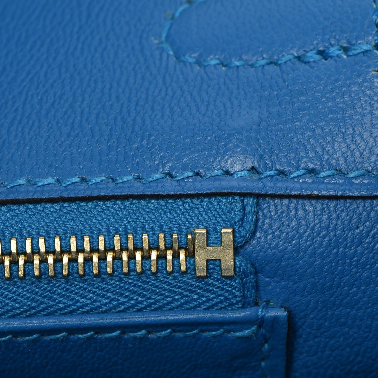 Hermes Togo Birkin 25 Bleu Zanzibar 14 of 27