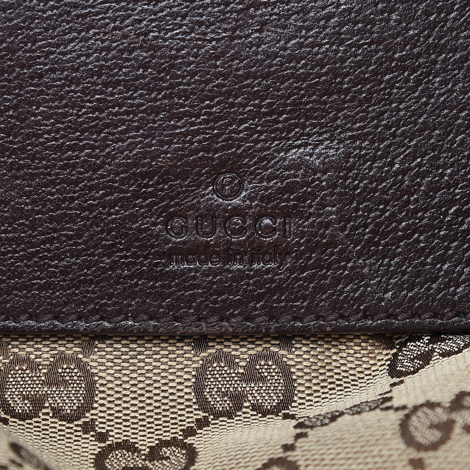 Gucci Monogram Web Belt Bag Dark Brown 8 of 9