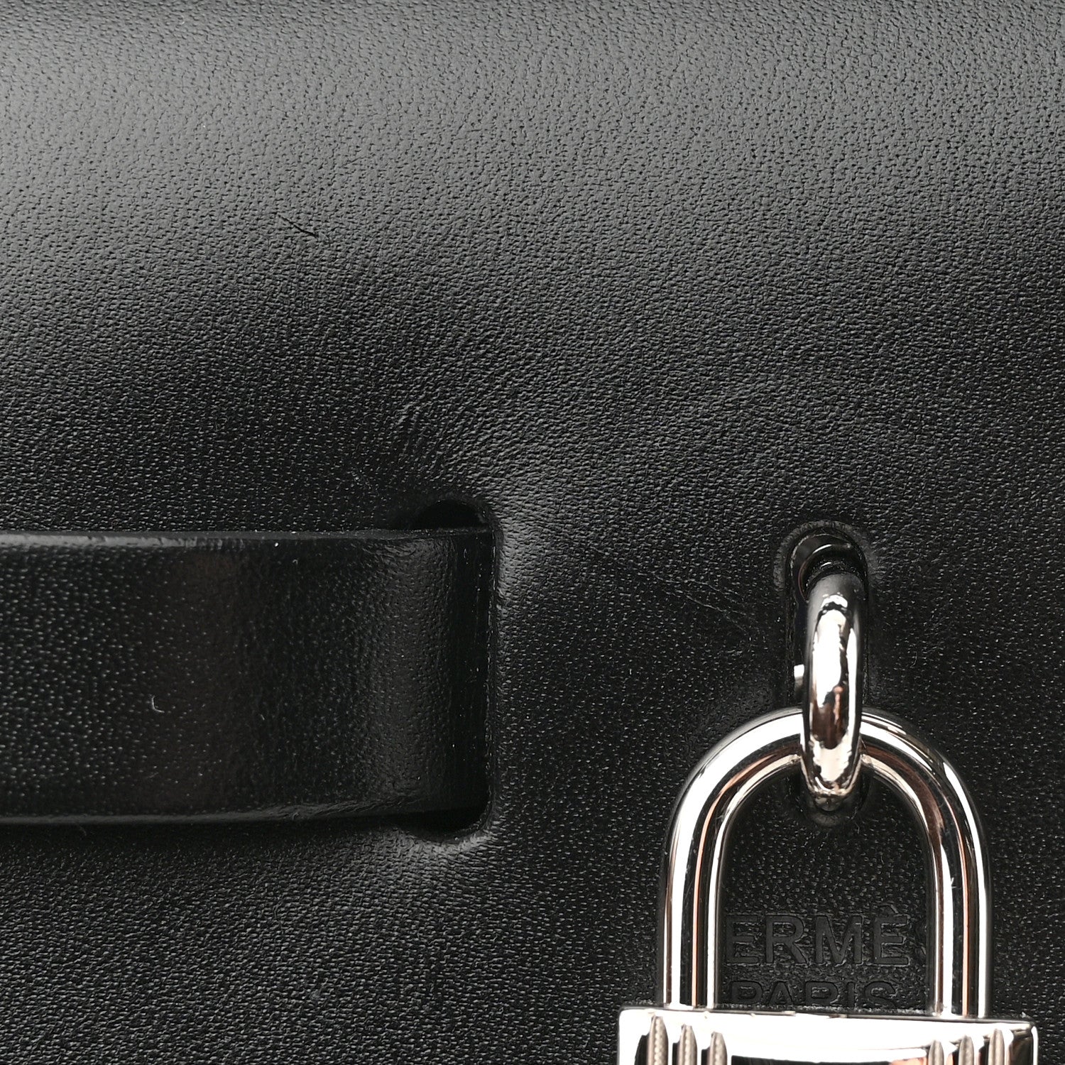 Hermes Toile Militaire Vache Hunter Laque Herbag Zip Retourne PM 31 Ebene Black 12 of 12