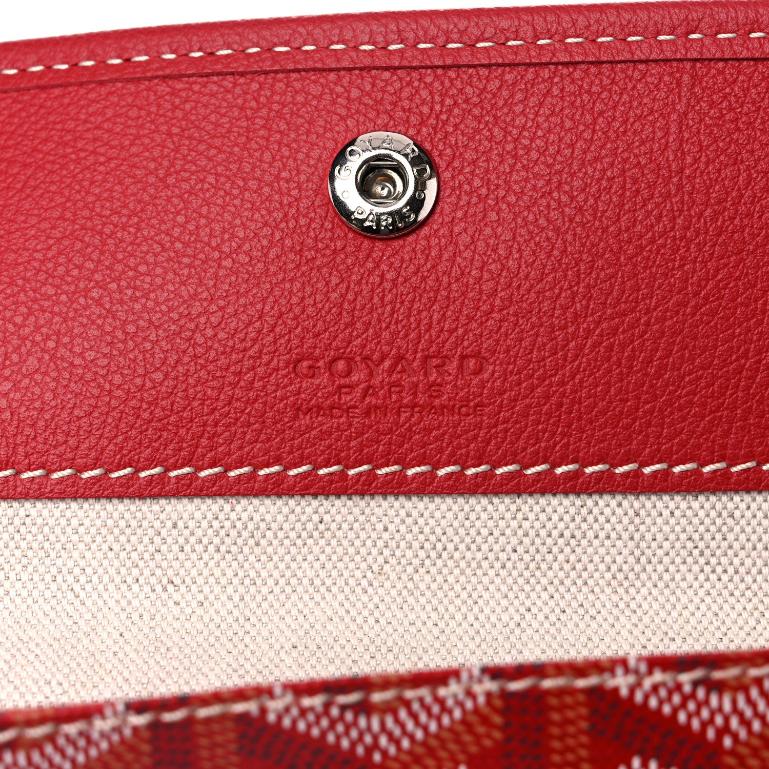 Goyard Goyardine Saint Louis GM Red 6 of 8