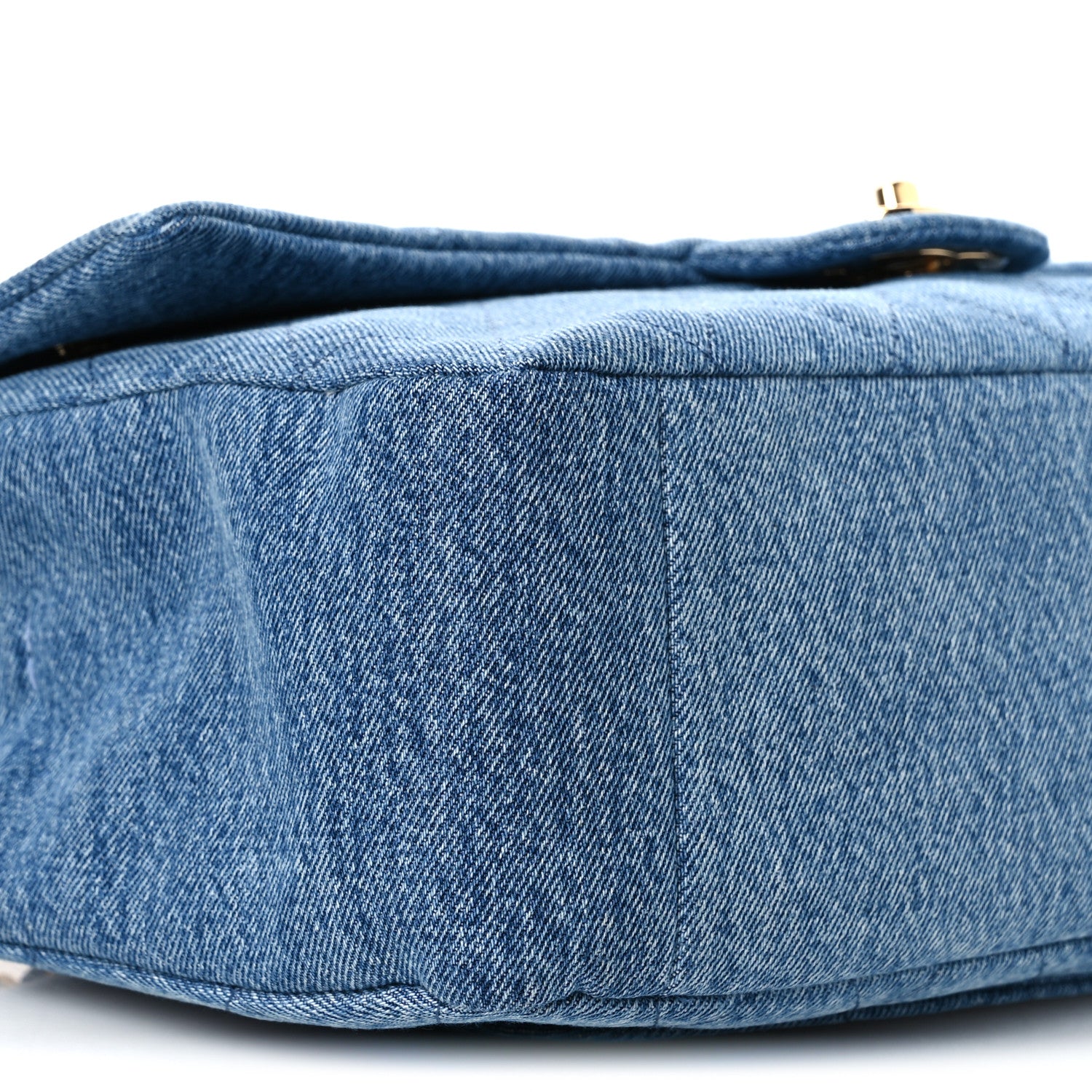 Chanel Denim Small Souplissimo Maxi Flap Blue 10 of 12