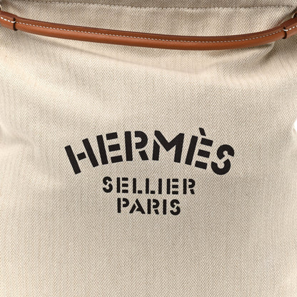 Hermes Toile Swift Maline Bag Gold Craie 8 of 10