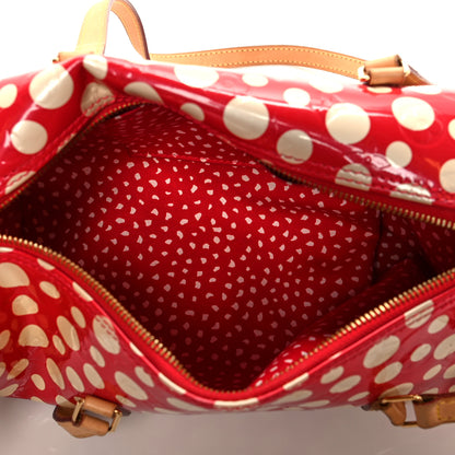 Louis Vuitton Vernis Kusama Infinity Dots Papillon 30 Red 4 of 13