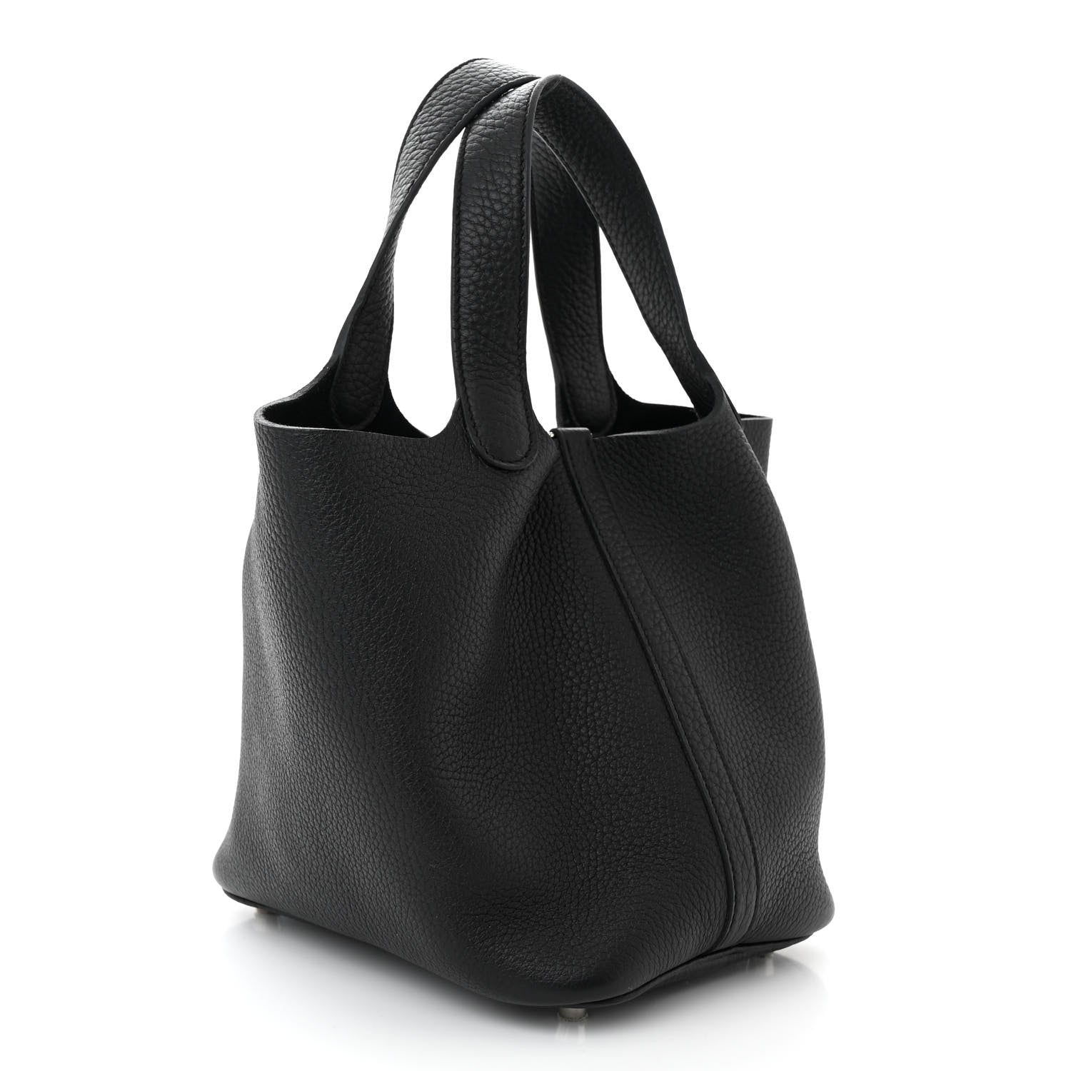 Hermes Taurillon Clemence Picotin Lock 18 PM Black 3 of 11