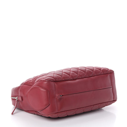 Chanel Aged Calfskin Quilted Large Reissue Camera Case Red 3 of 8