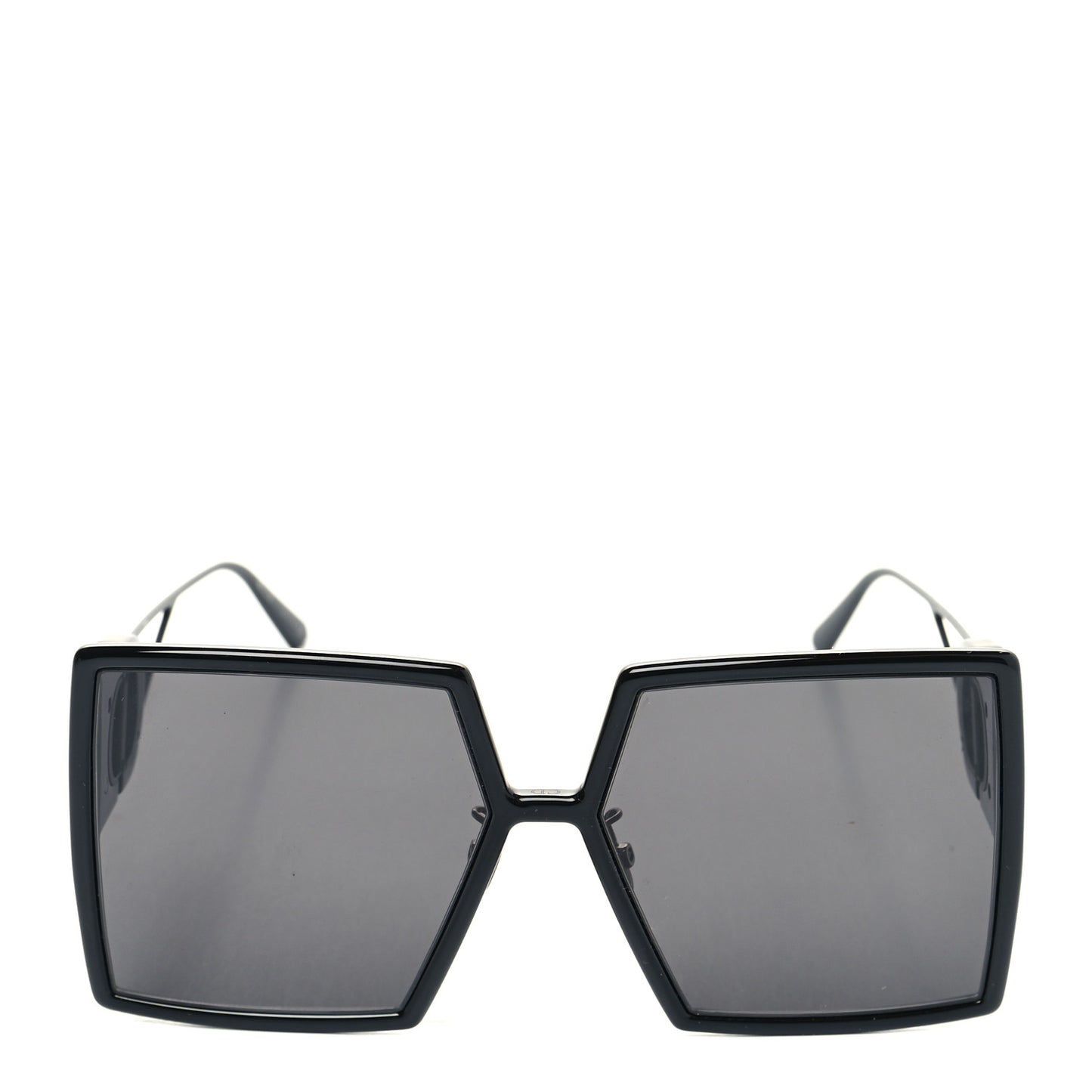 Square 30 Montaigne Sunglasses Black