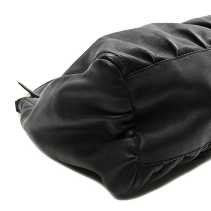 Gucci Calfskin Large D Gold Ring Hobo Black 8 of 9