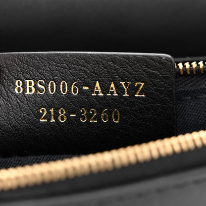 Fendi Vitello King Tamponato Logo Embossed Medium Wallet On Chain Black 7 of 10