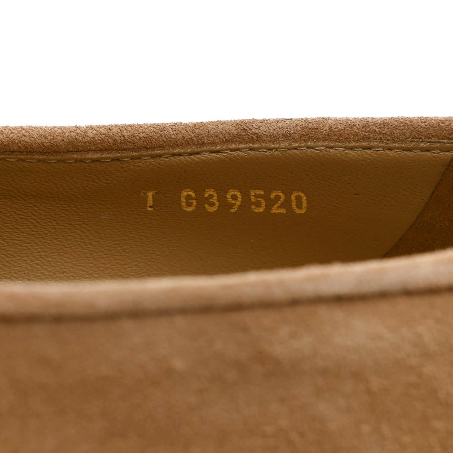 Chanel Suede Metal CC Mocassin Loafers 37 Beige 9 of 9