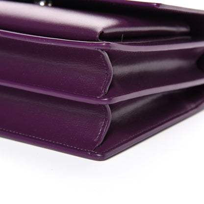 Saint Laurent Calfskin Medium Monogram Sunset Purple 9 of 9