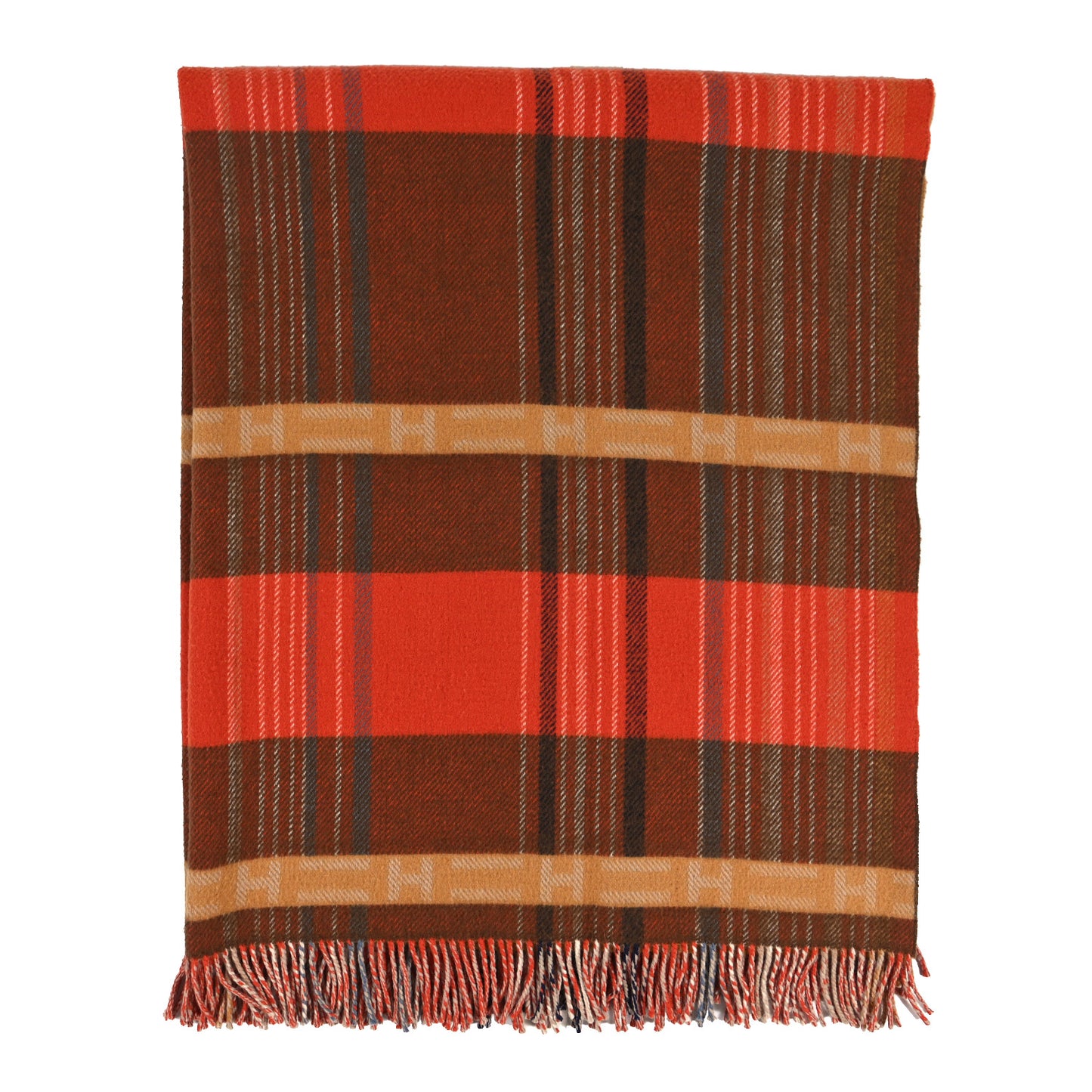 Wool Scott'H Blanket Potiron
