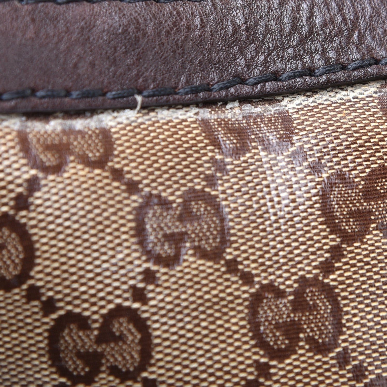 Gucci Crystal Monogram Small Babouska Tote Dark Brown 12 of 12