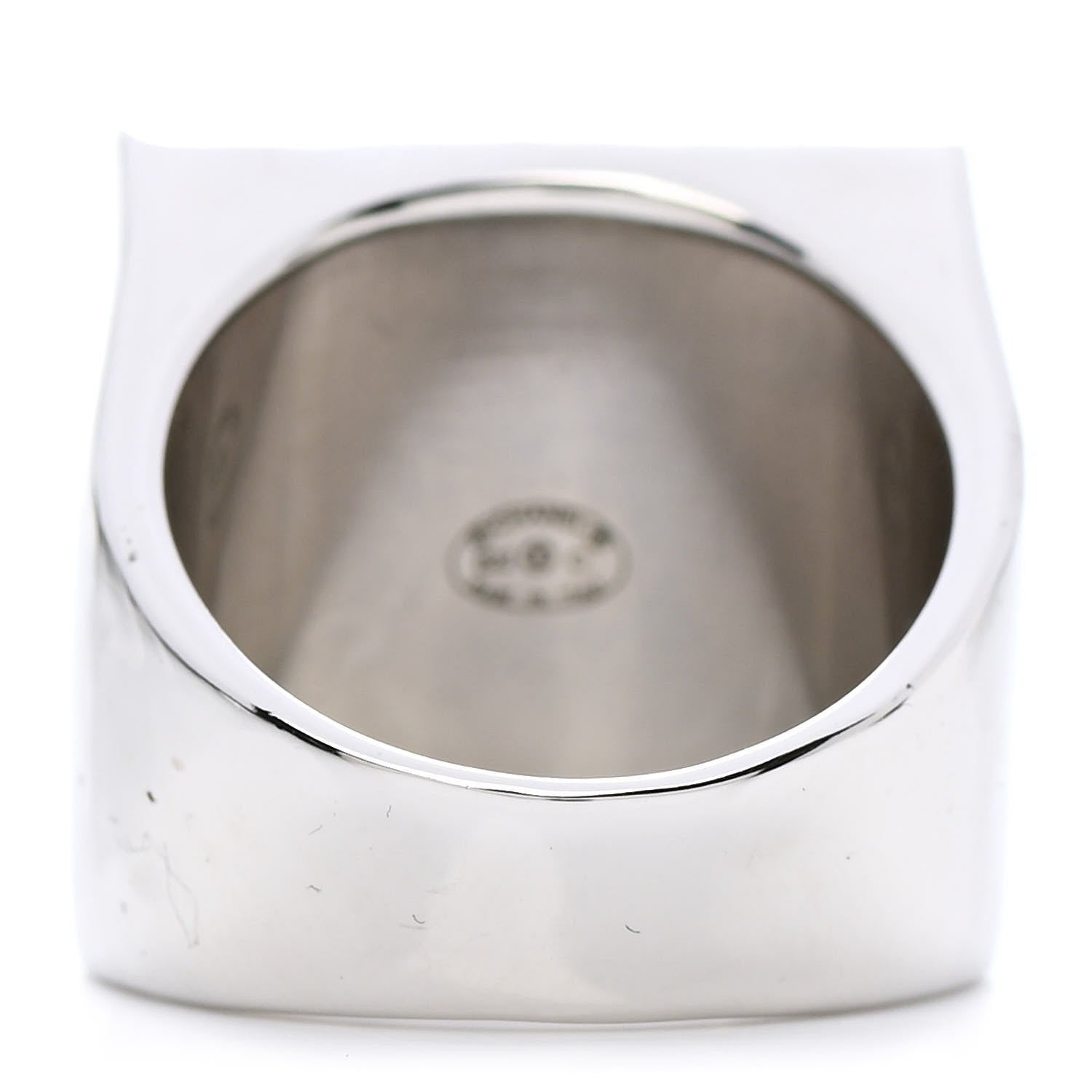 Chanel Crystal CC Ring Black Silver 3 of 5