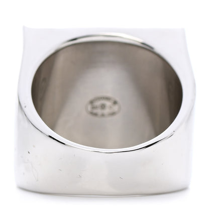 Chanel Crystal CC Ring Black Silver 3 of 5
