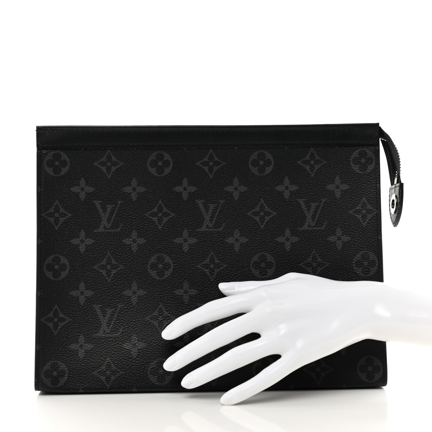 Louis Vuitton Monogram Eclipse Pochette Voyage MM 2 of 6