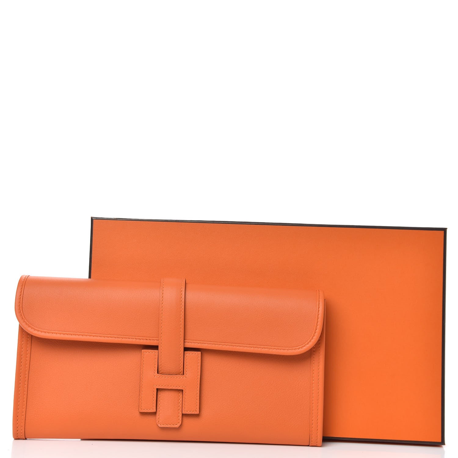 Hermes Swift Jige Elan 29 Clutch Orange 8 of 8