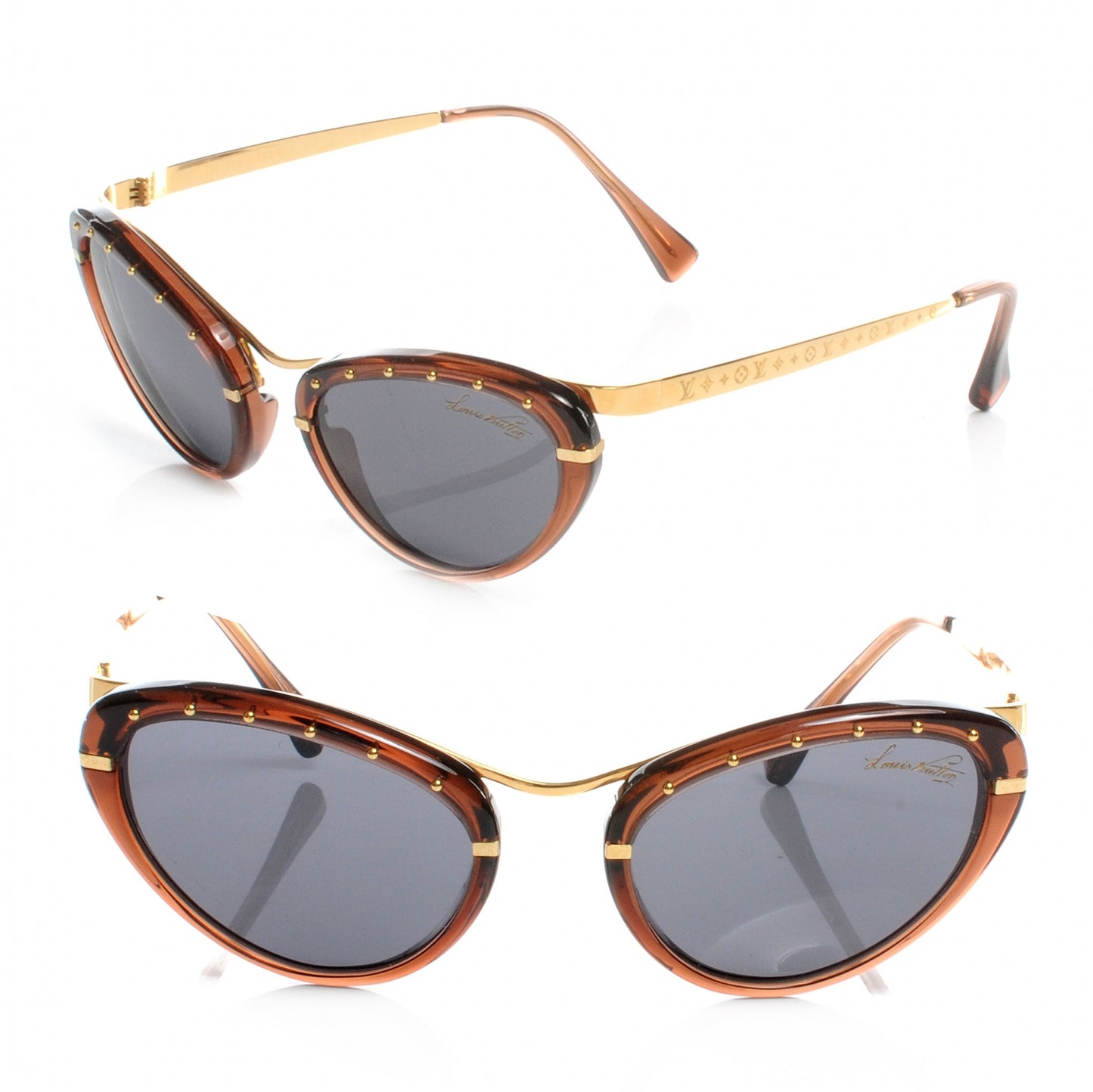 Cat Eye Sunglasses Amber
