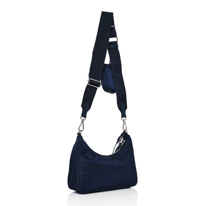 Prada Nylon Re-Edition 2005 Shoulder Bag Blue 3 of 13