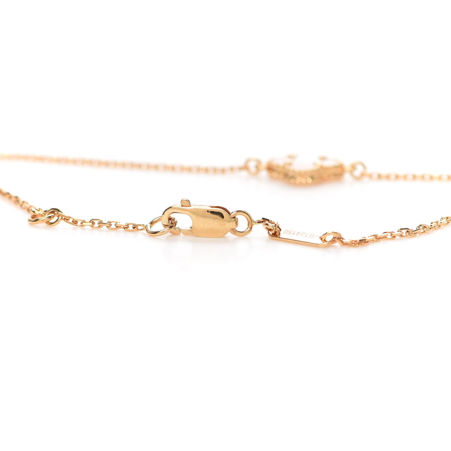 Van Cleef & Arpels 18K Yellow Gold Mother of Pearl Sweet Alhambra Bracelet 4 of 7