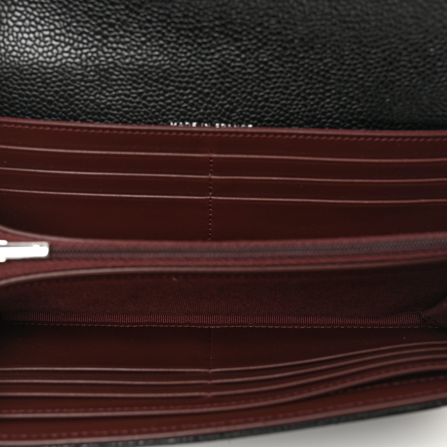 Chanel Caviar Quilted Long Flap Wallet Black 5 of 9