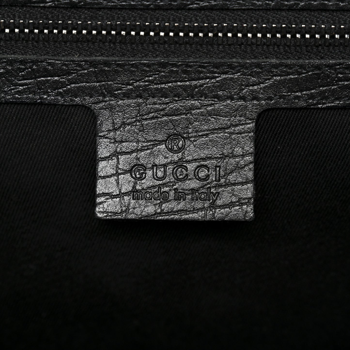 Monogram Bamboo Bullet Handbag Black