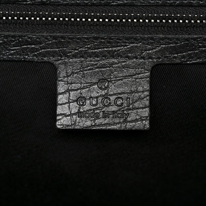 Gucci Monogram Bamboo Bullet Handbag Black 6 of 14