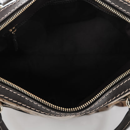 Gucci Crystal Monogram Medium Mix Tote Brown 5 of 6