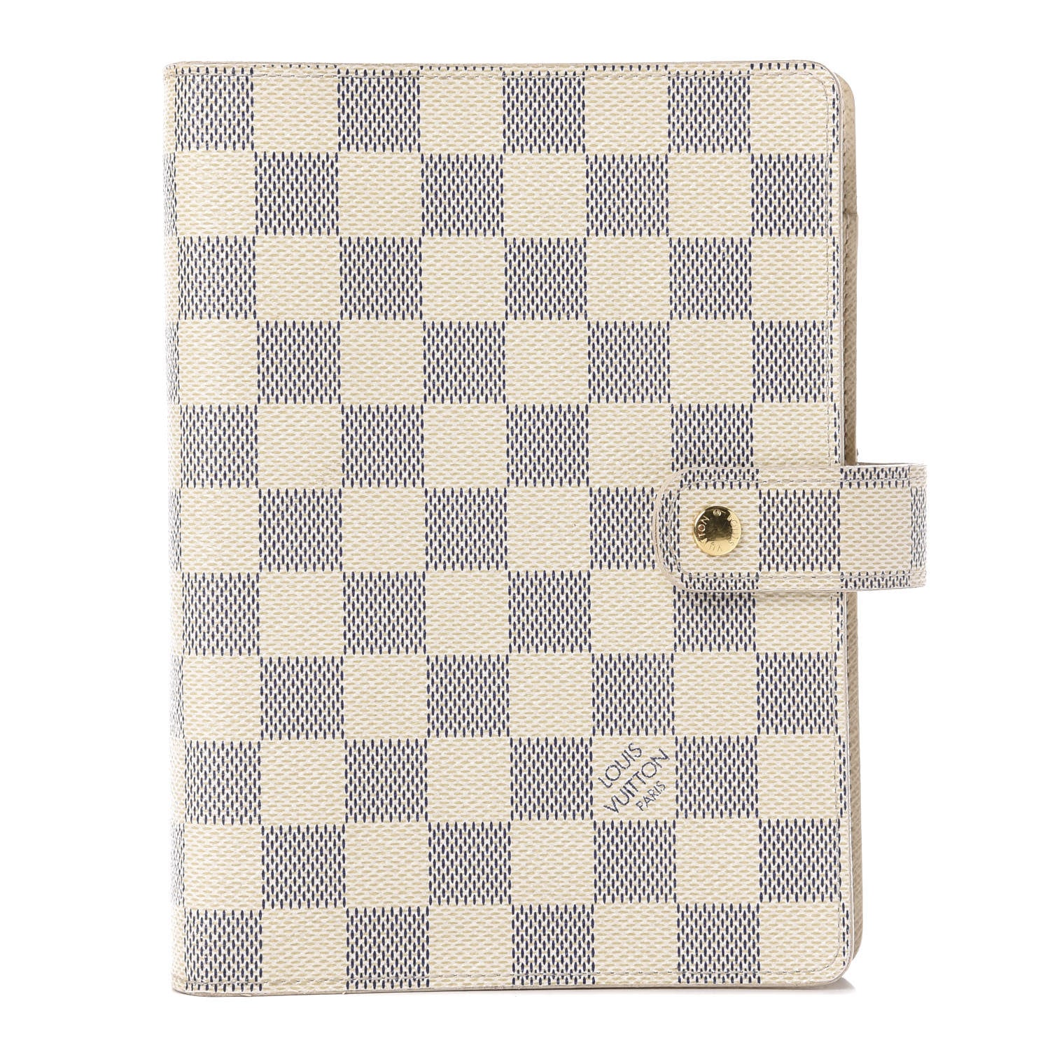 Louis Vuitton Damier Azur Medium Ring Agenda Cover 3 of 10