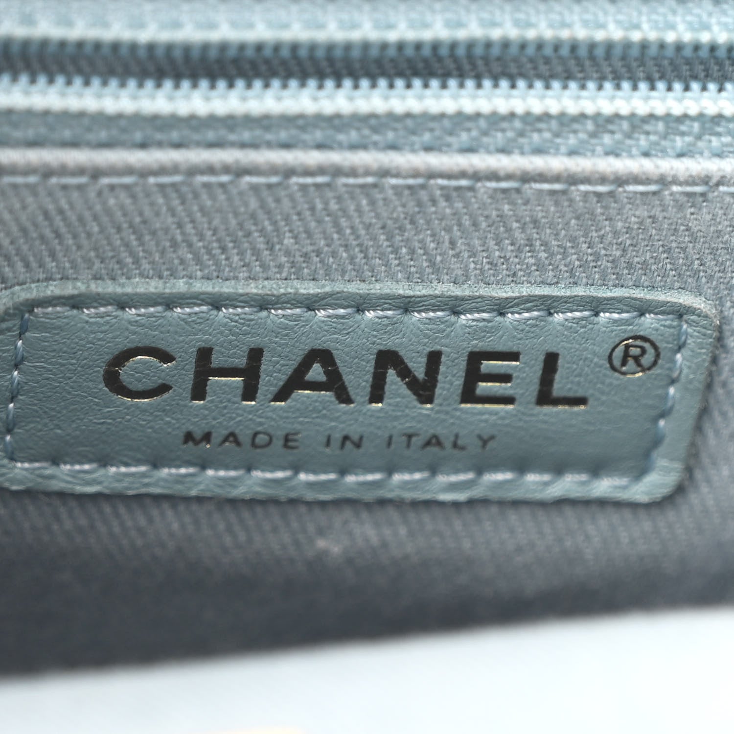 Chanel Caviar Quilted Business Affinity Backpack Light Blue 6 of 11