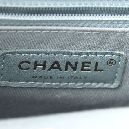Chanel Caviar Quilted Business Affinity Backpack Light Blue 6 of 11