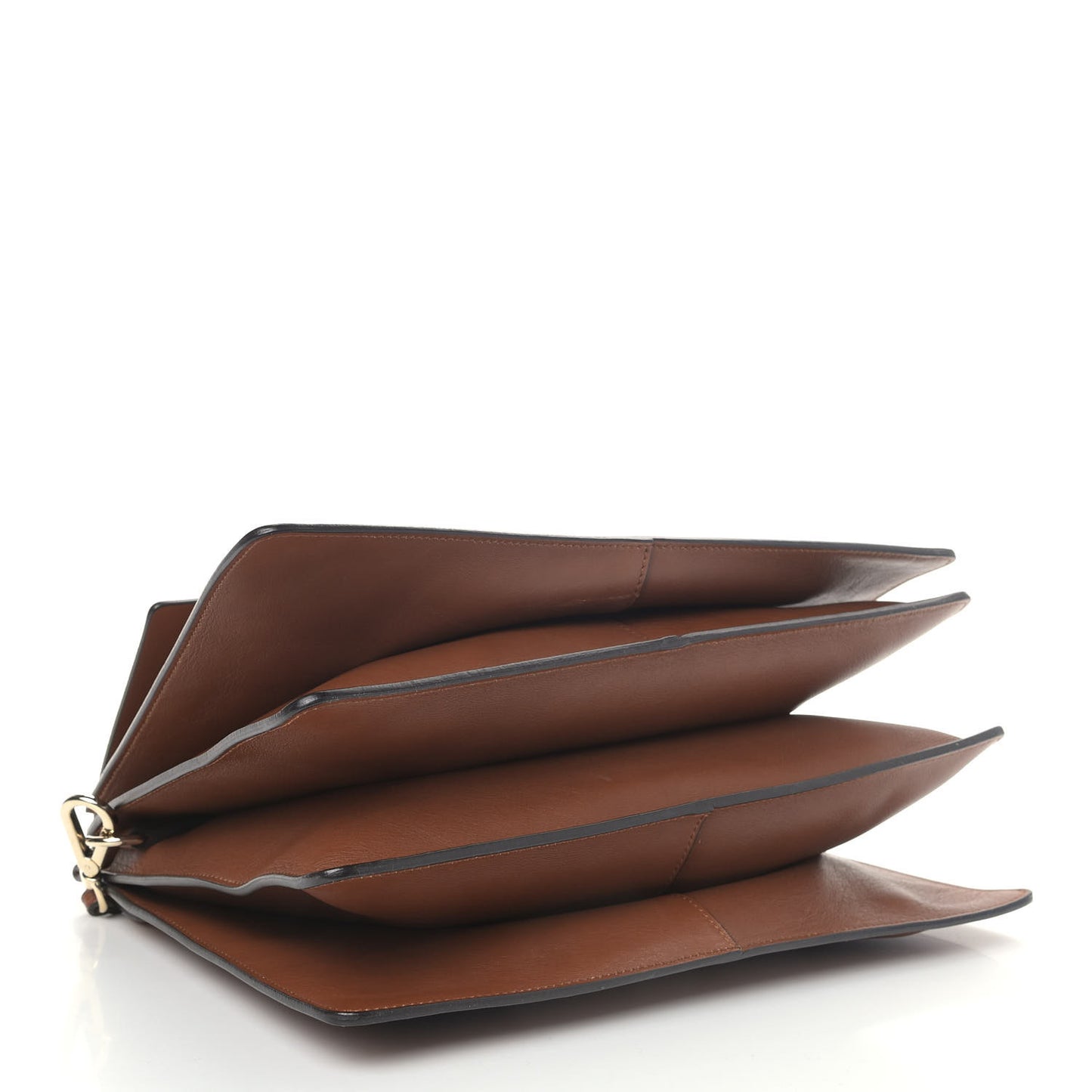 Suede Calfskin Medium Faye Shoulder Bag Tobacco