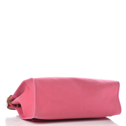 Hermes Toile Vache Hunter Herbag Zip 39 MM Rose Lipstick 5 of 12