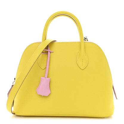 Hermes Epsom Tri-Color 1923 Bolide 25 Lime Mauve Sylvestre Nata 1 of 12