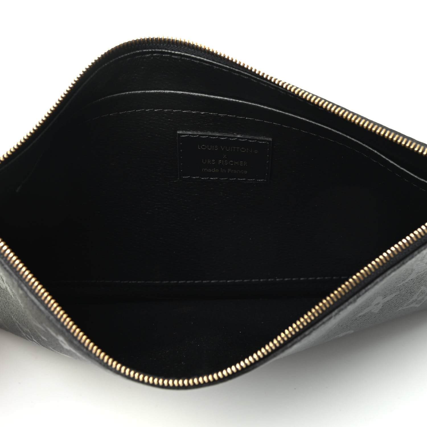 Louis Vuitton X UF Monogram Neverfull MM GM Pochette Black 4 of 4