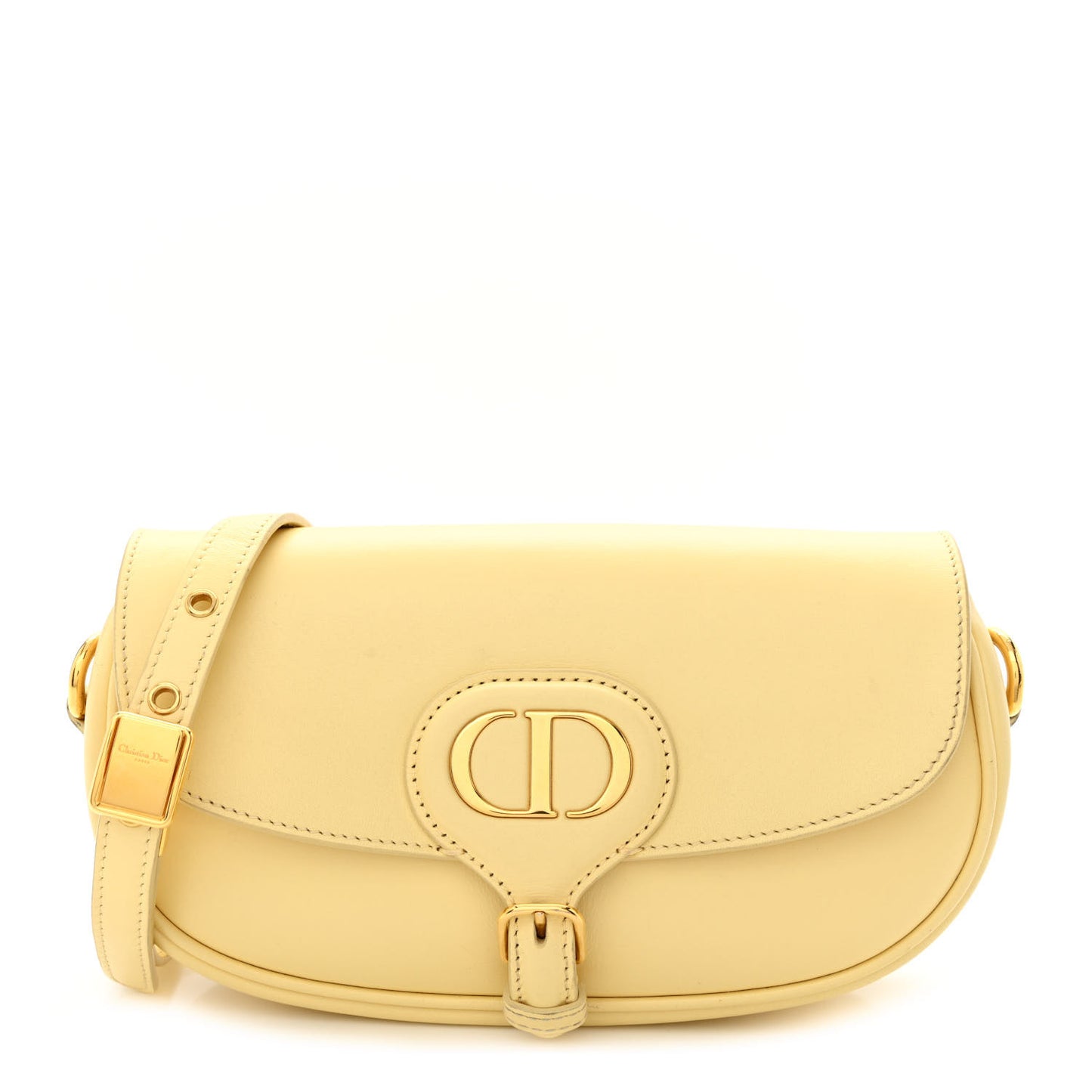 Box Calfskin East West Bobby Bag Pale Yellow
