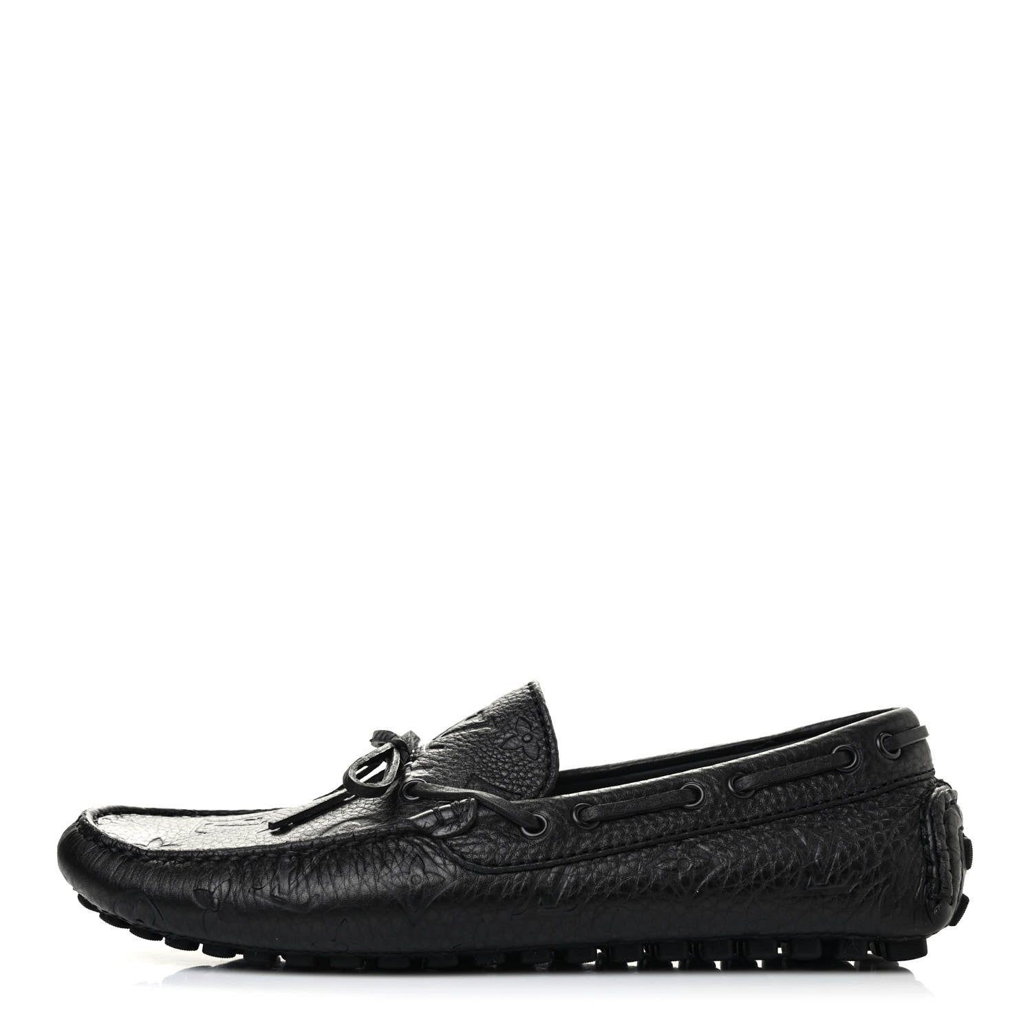 Louis Vuitton Empreinte Arizona Car Shoe Moccasin Loafers 8 Black 1 of 9